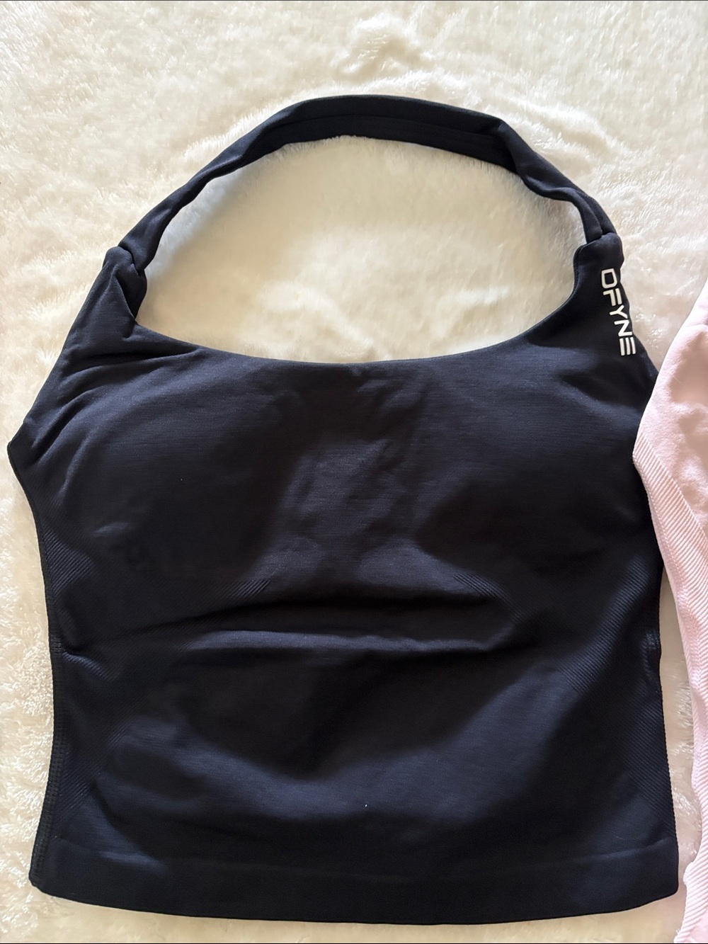 Dfyne Black & Light Pink Halter Tank Tops Duo - Picture 2 of 4